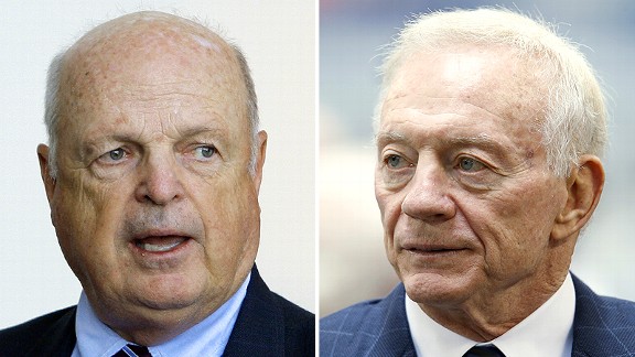 Jerry Jones and Mike Brown