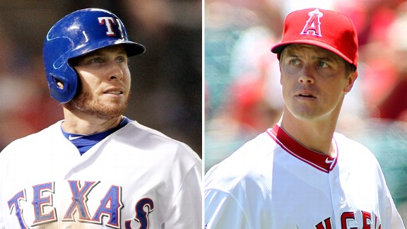 Josh Hamilton and Zack Greinke