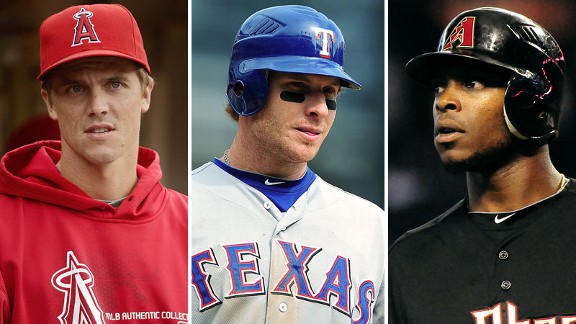 Zack Greinke, Josh Hamilton, Justin Upton