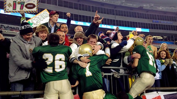Bishop Feehan celebrates