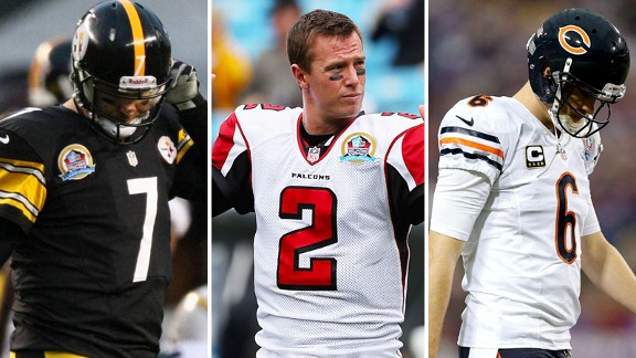Ben Roethlisberger, Matt Ryan, Jay Cutler