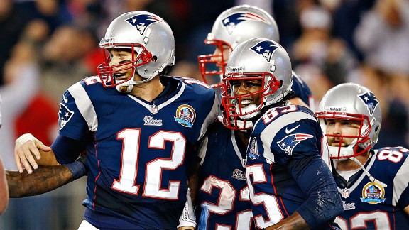 Patriots Celebrating