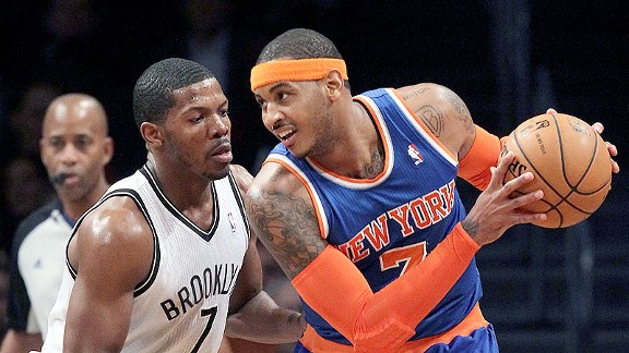 Joe Johnson and Carmelo Anthony