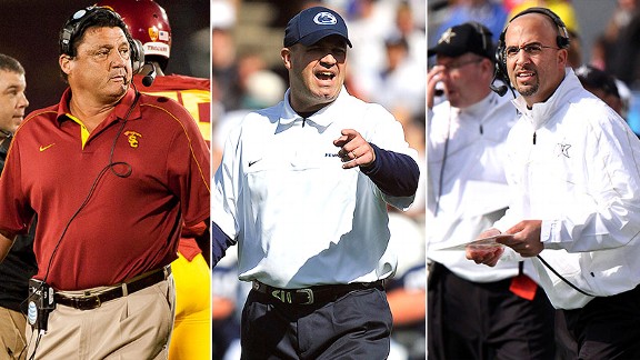 Ed Orgeron, Bill O'Brien, James Franklin