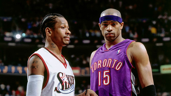 Vince Carter, Allen Iverson