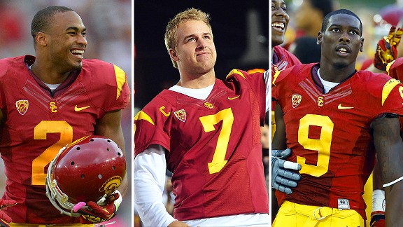 Robert Woods, Matt Barkley and Marqise Lee