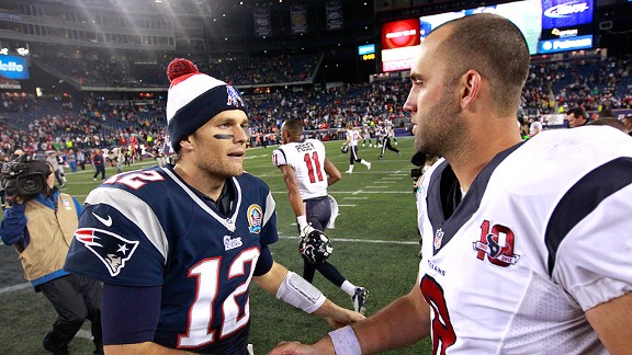 Tom Brady, Matt Schaub