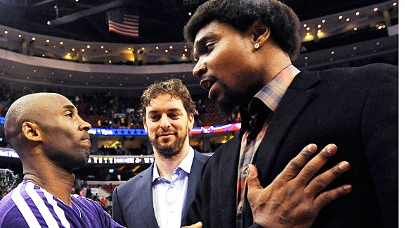 Kobe Bryant, Pau Gasol & Andrew Bynum