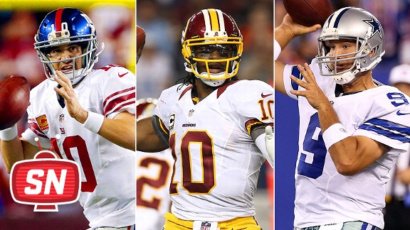 Eli Manning/Robert Griffin/Tony Romo
