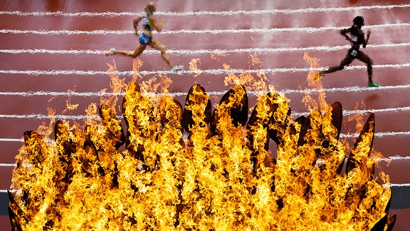 Olympics flame