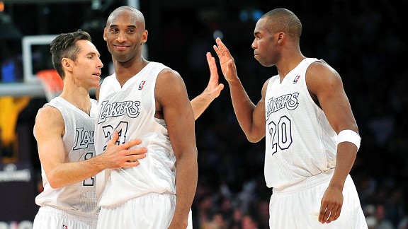 Steve Nash, Kobe Bryant, Jodie Meeks