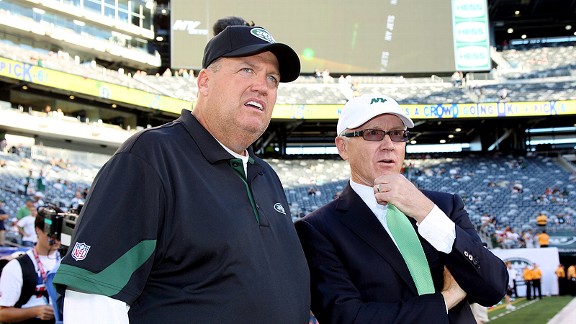 Rex Ryan and Woody Johnson