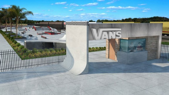 Praktisk Gøre en indsats Chaiselong Vans donates massive skatepark in California