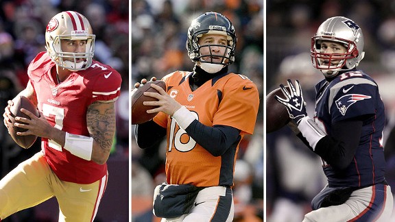 Kaepernick,Manning, Brady