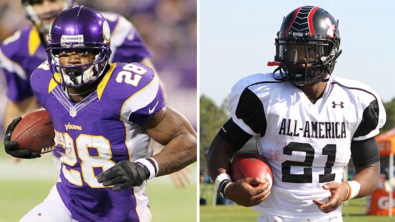 Adrian Peterson, Kelvin Taylor