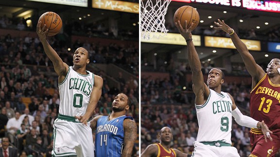 Avery Bradley and Rajon Rondo