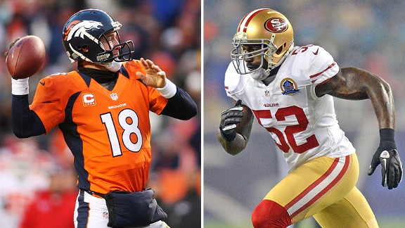 Peyton Manning and Patrick Willis