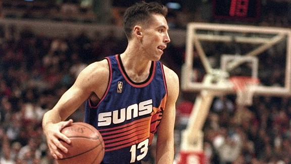 Steve Nash with the Phoenix Suns in 1996