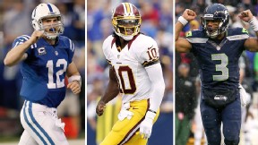 Andrew Luck, Robert Griffin III, Russell Wilson
