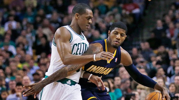 Rajon Rondo and Paul George