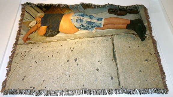 A rug by Mark Cross from the Drugs Crew.