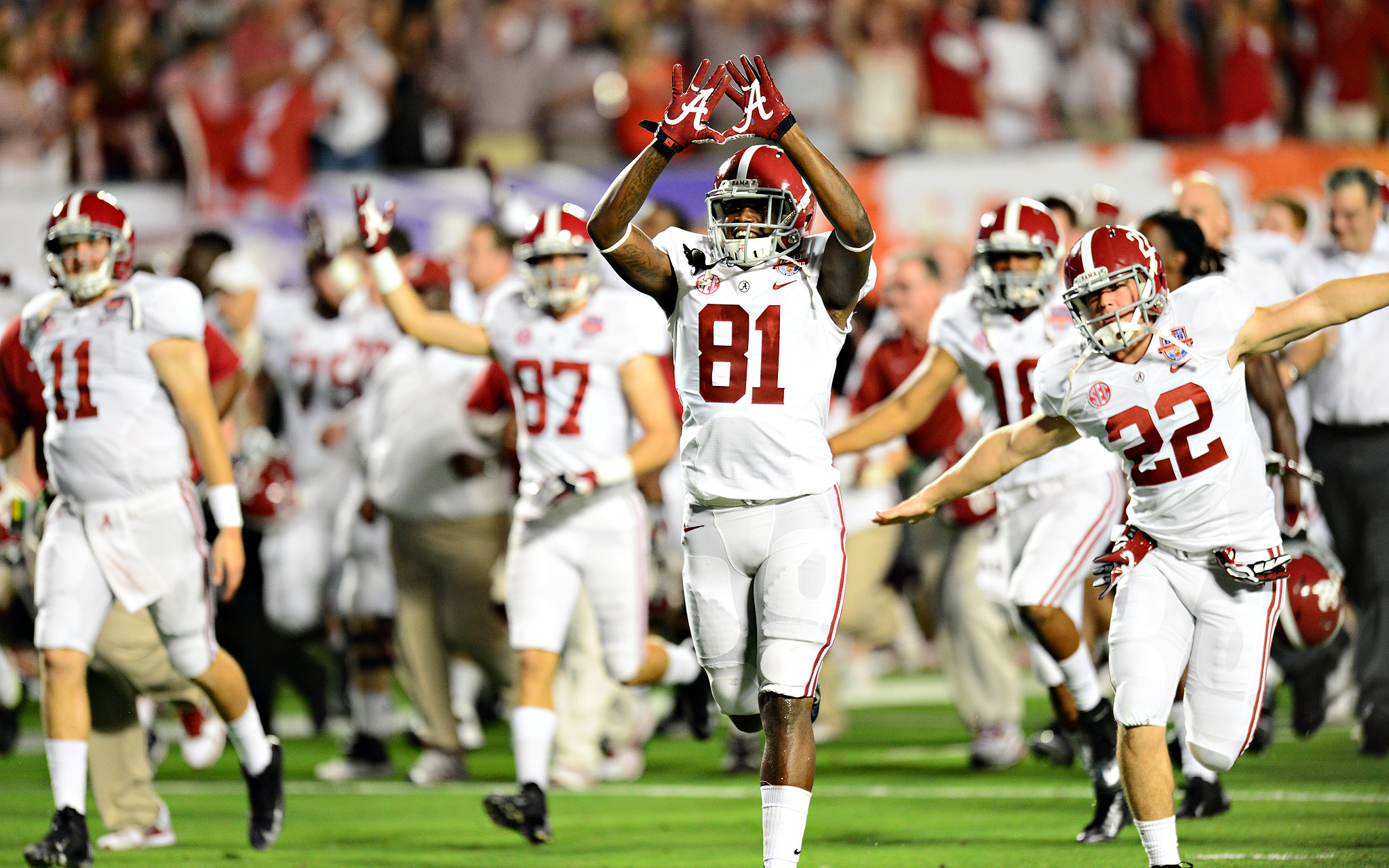 Victory Formation BCS Championship Notre Dame Alabama ESPN victory-formation-bcs-championship-notre-dame-alabama-espn