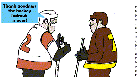 Kurt Snibbe's NHL lockout cartoon
