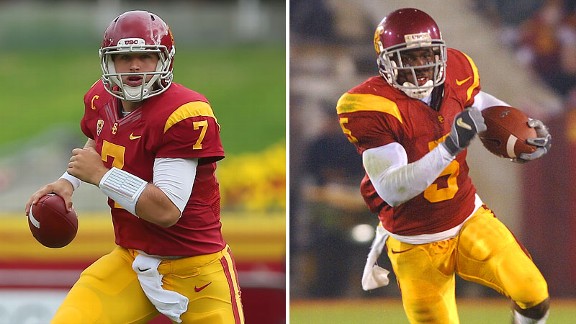 Matt Barkley and Reggie Bush