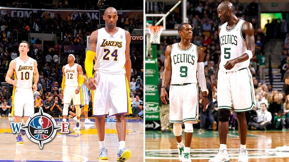 Lakers and Celtics