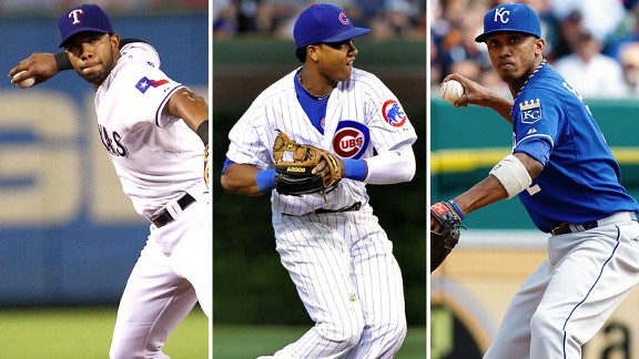 Elvis Andrus, Starlin Castro, Alcides Escobar