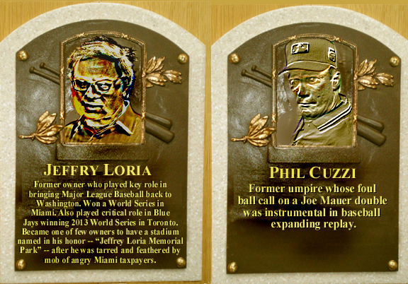 Placa Salón de la Fama Loria Cuzzi