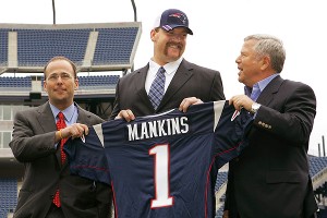 Logan Mankins, Robert Kraft, Jonathan Kraft
