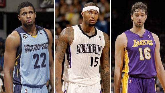 Rudy Gay, DeMarcus Cousins, Pau Gasol