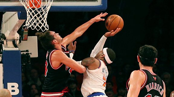 Joakim Noah, Carmelo Anthony