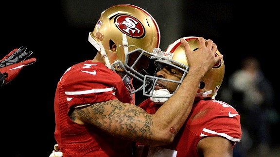 Michael Crabtree, Colin Kaepernick