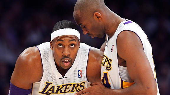 Dwight Howard and Kobe Bryant