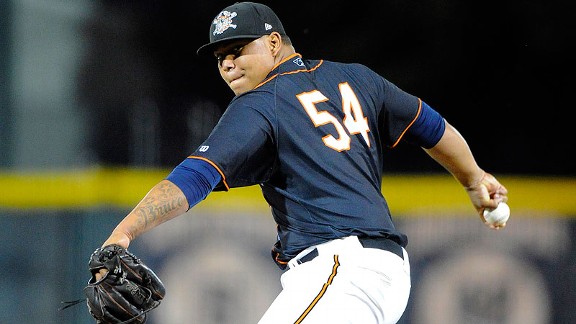 22-year-old rookie Bruce Rondon is the Detroit Tigers' likely closer this season.