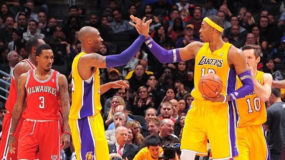 Kobe Bryant and Dwight Howard