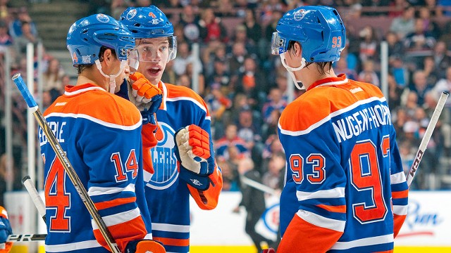 Jordan Eberle, Taylor Hall, Ryan Nugent-Hopkins