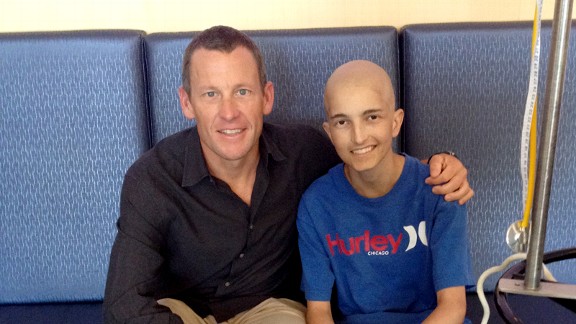 Lance Armstrong and Kevin Cordasco