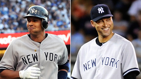 Alex Rodriguez and Derek Jeter