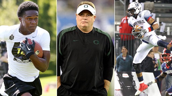 Dontre Wilson, Chip Kelly, Darren Carrington