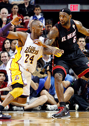 Kobe Bryant and LeBron James