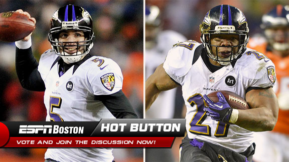 Joe Flacco and Ray Rice