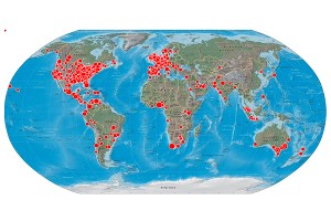 Twitter map