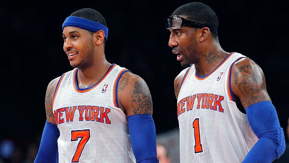 Carmelo Anthony and Amar'e Stoudemire