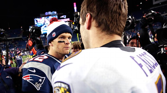 Tom Brady and Joe Flacco
