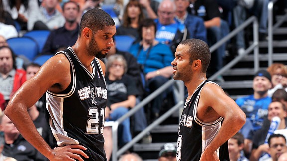 Tim Duncan and Tony Parker