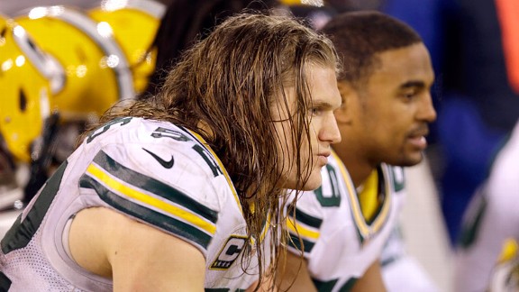 Clay Matthews and the Green Bay Packers against the San Francisco 49ers