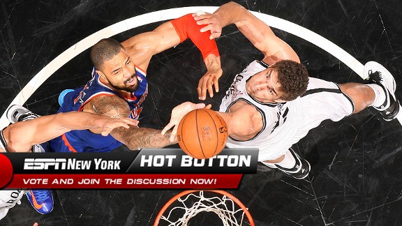 Tyson Chandler and Brook Lopez
